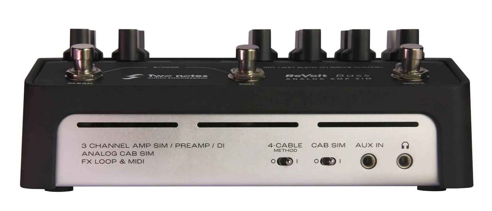 Two Notes Audio Engineering ReVolt Bass - Analog Amp Simulator Pedal