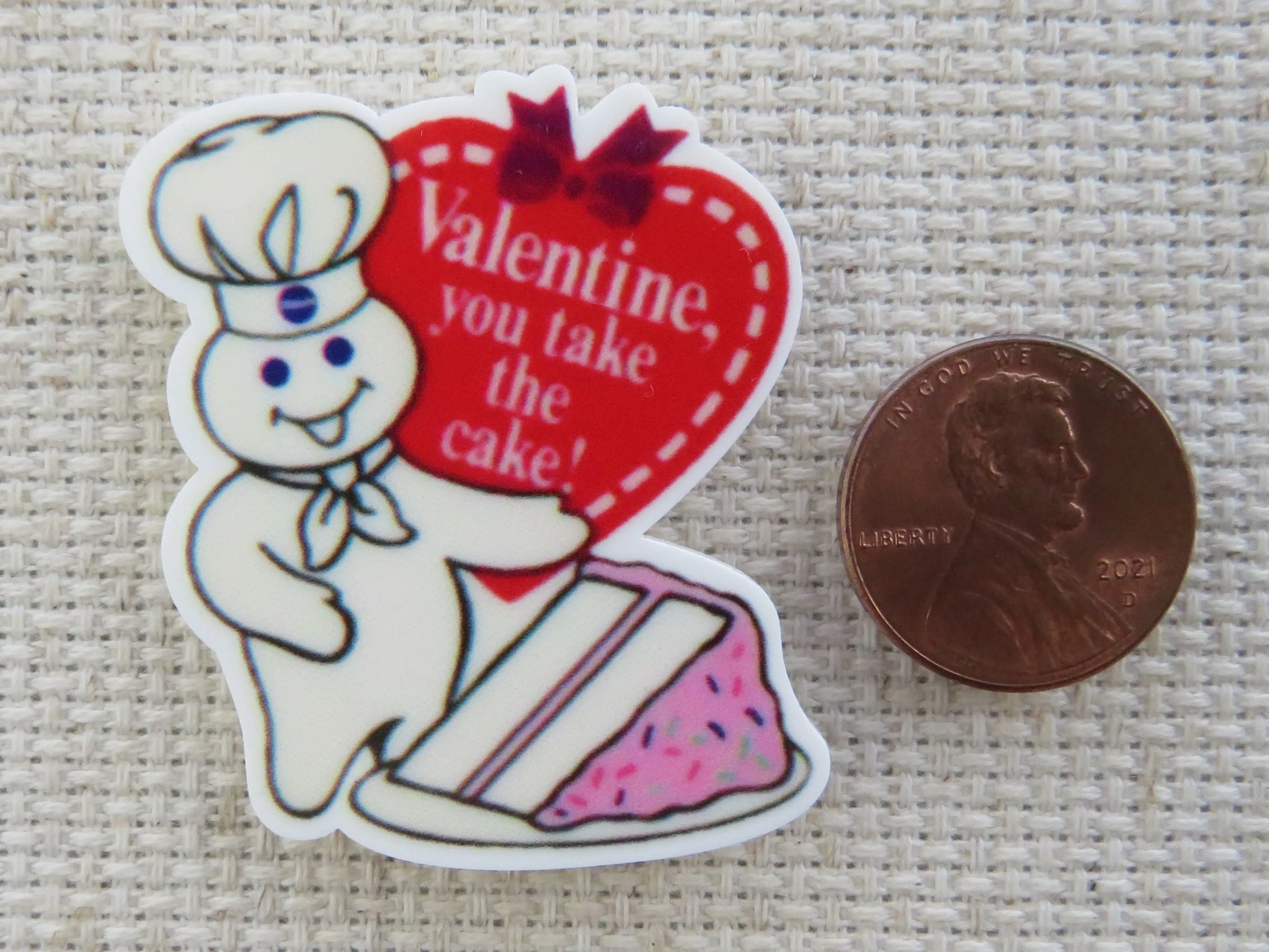 Valentine, You Take the Cake! Needle Minder, Cover Minder, Magnet