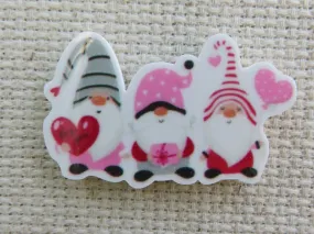 Valentines Gnomes Needle Minder, Cover Minder, Magnet
