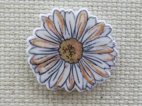 White and Yellow Daisy Needle Minder, Cover Minder, Magnet