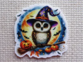 Witchy Owl Fun Needle Minder, Cover Minder, Magnet