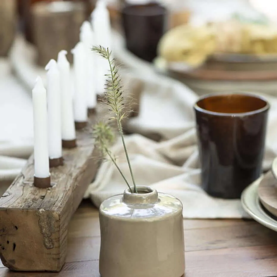 Wooden Candle Holder f/7 Candles