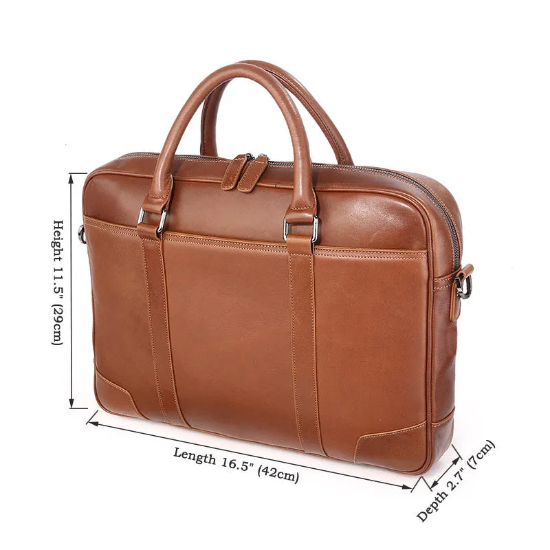 YAAGLE Genuine Leather Computer Messenger Handbag Briefcase YG7349
